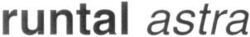 runtal astra