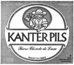 KANTERPILS Biere Blonde de Luxe