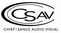 CSAV CHIEF SANUS AUDIO VISUAL