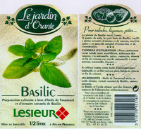 Le jardin d'orante BASILIC Lesieur
