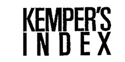 KEMPER'S INDEX