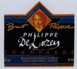 PHILIPPE De Lozey CHAMPAGNE
