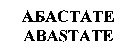 ABASTATE