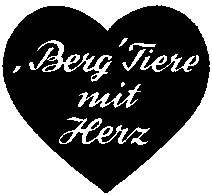 Berg Tiere mit Herz