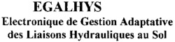 EGALHYS Electronique de Gestion Adaptative des Liaisons Hydrauliques au Sol