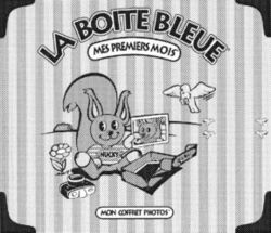 LA BOITE BLEUE MES PREMIERS MOIS NUCKY MON COFFRET PHOTOS