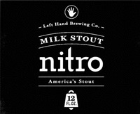 - Left Hand Brewing Co. - MILK STOUT nitro America's Stout 12 FL.OZ.