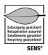 Entsorgung gesichert! Récupération assurée! Smaltimento garantito! Recycling guaranteed! SENS
