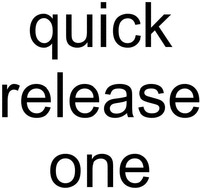quick release one