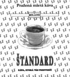 Prazená mletá káva MILAND STANDARD