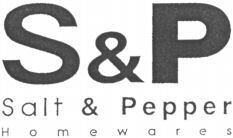 S&P Salt & Pepper Homewares