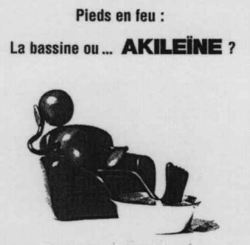 Pieds en feu : La bassine ou ... AKILEÏNE ?