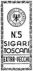 Nº 5 SIGARI TOSCANI EXTRA-VECCHI