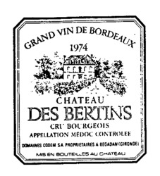 CHATEAU DES BERTINS