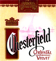 20 CIGARETTES Chesterfield ORIENTAL VELVET