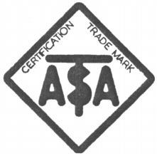 ASTA CERTIFICATION TRADE MARK