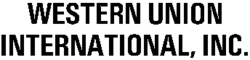 WESTERN UNION INTERNATIONAL, INC.
