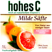 hohes C Milde Säfte