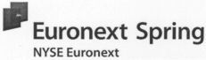 Euronext Spring NYSE Euronext