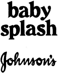 baby splash Johnson's
