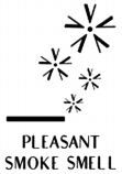 PLEASANT SMOKE SMELL