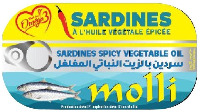 molli SARDINES À L'HUILE VÉGÉTALE ÉPICÉE SARDINES SPICY VEGETABLE OIL