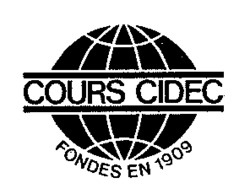 COURS CIDEC