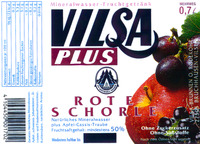 Mineralwasser-Fruchtgetränk VILSA PLUS ROTE SCHORLE