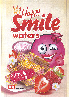 FLIS Happy Smile wafers Strawberry & yoghurt 180g