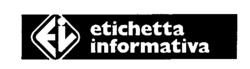 etichetta informativa
