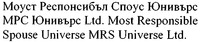 Ltd. Most Responsible Spouse Universe MRS Universe Ltd.