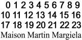 0 1 2 3 4 5 6 7 8 9 10 11 12 13 14 15 16 17 18 19 20 21 22 23 Maison Martin Margiela