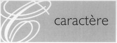C caractère