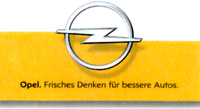 Opel. Frisches Denken für bessere Autos.