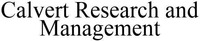 Calvert Research and Management