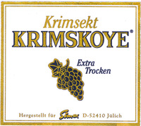 Krimsekt KRIMSKOYE Extra Trocken
