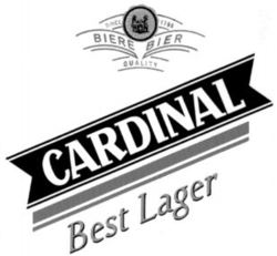 CARDINAL Best Lager SINCE 1788 BIERE BIER QUALITY
