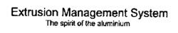 Extrusion Management System The Spirit of the aluminium