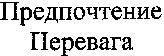 Predpochtenie Perevaga