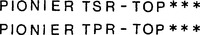 PIONIER TSR-TOP PIONER TPR-TOP