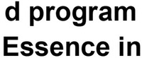 d program Essence in