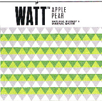 WATT TM APPLE PEAR NATURAL ENERGY + MINERAL WATER