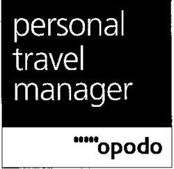 personal travel manager opodo