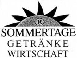 SOMMERTAGE GETRÄNKE WIRTSCHAFT