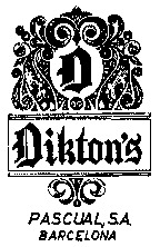 D Dikton's PASCUAL, S.A. BARCELONA