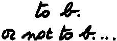 to b. or not to b. ...
