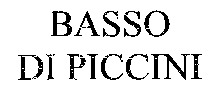 BASSO DI PICCINI