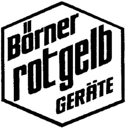 Börner rotgelb Geräte