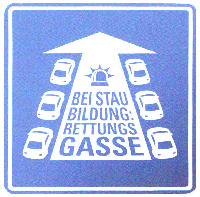 BEI STAU BILDUNG RETTUNGS GASSE