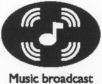 Music broadcast